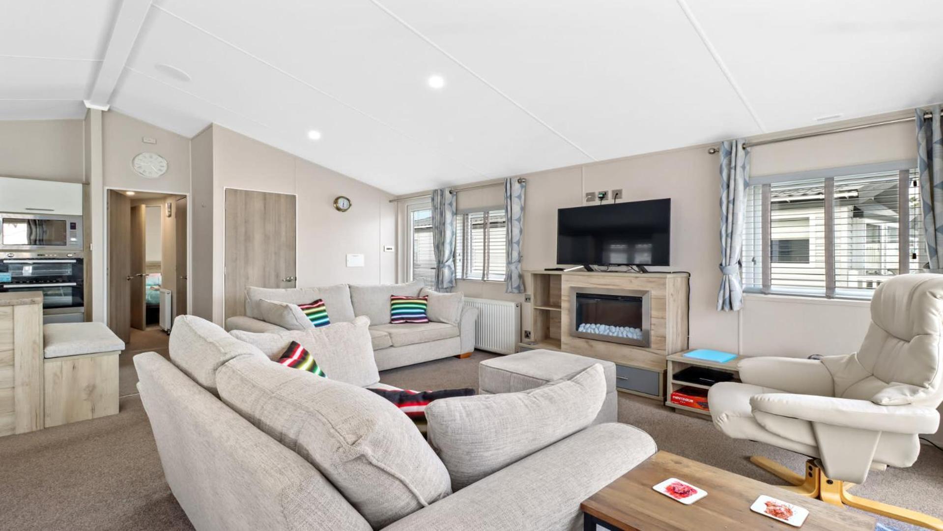 33 Beach Retreat Lodge Pevensey Bay Holiday Park Dış mekan fotoğraf